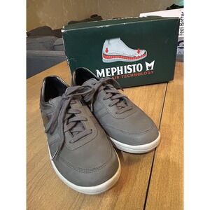 Mephisto Shoes Womens Size 7.5 Grey Rebeca Leather Soft-Air Comfort Walking